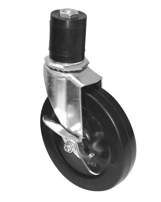 Advance Tabco TA-25RB 5" Swivel Single with Brake Replacement Caster