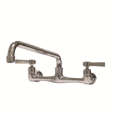 Advance Tabco K-101 8" Splash Mounted Faucet with 8" Swing Spout