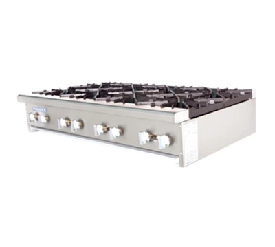 Turbo Air TAHP-48-8-LP Countertop Liquid Propane Radiance Hotplate - 256,000 BTU