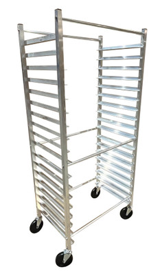 Advance Tabco PR20-3KS Aluminum Side Loading Mobile Rack