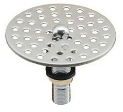 Advance Tabco SU-16P 4.5 Dia. Stainless Steel Mounted in Prestige Perforated Drainboard Glass Rinser
