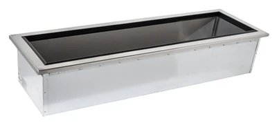 Advance Tabco DISLRCP-2 2 Pans Stainless Steel Drop-In Slim Series Cold Food Well Unit - 115 Volts
