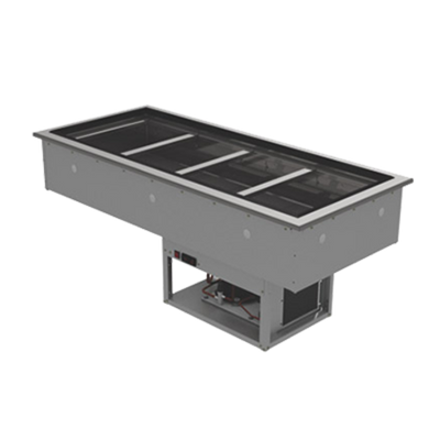 Advance Tabco DIRCP-4 4 Pans Stainless Steel Drop-In Refrigerated Cold Pan - 115 Volts