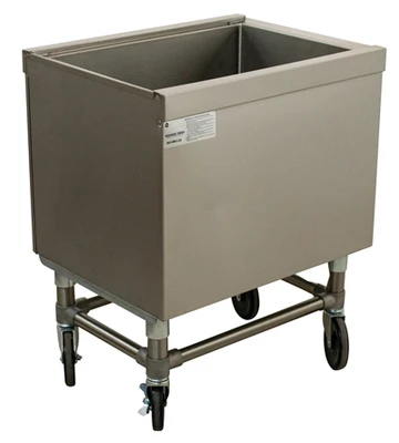 Advance Tabco SCI-MIC-30 36" W x 18.75" D Stainless Steel Portable Underbar Basics Ice Bin