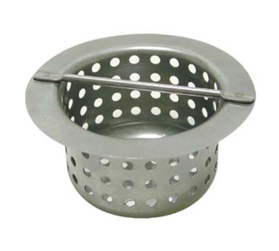 Advance Tabco FT-2 4" W x 4" D x 4H Replacement Strainer Basket for Floor Trough