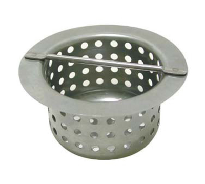 Advance Tabco FT-2 4" W x 4" D x 4H Replacement Strainer Basket for Floor Trough