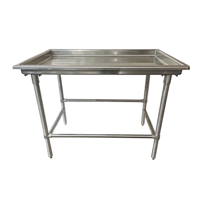 Advance Tabco SR-96 96" W x 30" D 16 Gauge 304 Stainless Steel Sorting Table