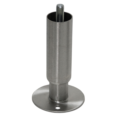 Advance Tabco TA-19L Stainless Steel Flanged Foot For Cabinet Base Units Leg