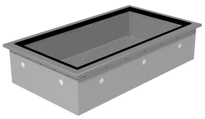 Advance Tabco DICP-3 3 Pans Stainless Steel Drop-In Cold Food Well Unit