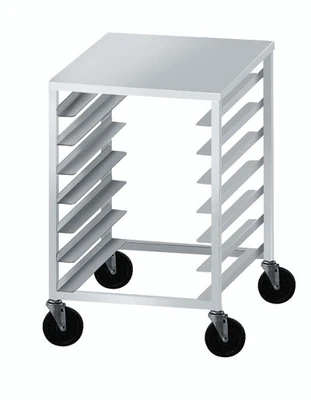 Advance Tabco PDB7 Aluminum End Loading Full Height Pizza Dough Box Rack