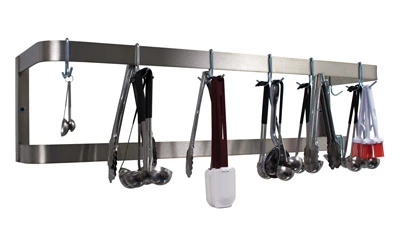 Advance Tabco SW-120 120" W Stainless Steel Double Hooks Pot Rack