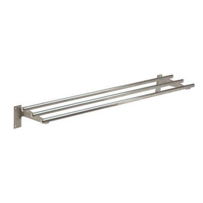 Advance Tabco TTR-3 3-Bar Stainless Steel Stationary Tray Slide for 3 Well Hot &amp; Cold Food Units