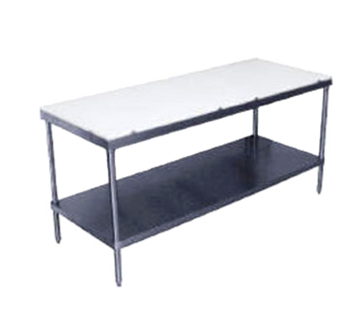 Advance Tabco SPT-304 48&quot; W x 30&quot; D Stainless Steel Poly-Top Work Table