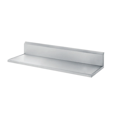 Advance Tabco VKCT-3010 120" W x 30" D 16 Gauge 304 Stainless Steel Satin with 10" Backsplash Countertop
