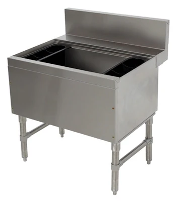 Advance Tabco PRI-24-30 30" W x 25" D x 36" H Stainless Steel 11" Deep Prestige Ice Chest