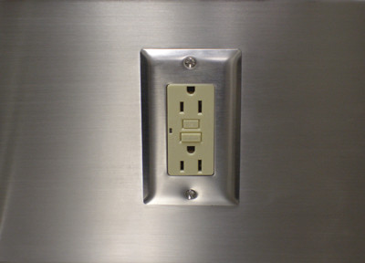 Advance Tabco TA-62A Electric Outlet in Backsplash