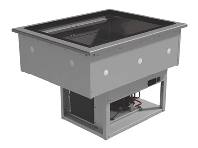 Advance Tabco DIRCP-2 2 Pans Stainless Steel Drop-In Refrigerated Cold Pan - 115 Volts