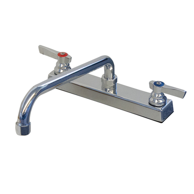 Advance Tabco K-128 8&quot; Centers Deck Mounted Heavy Duty Faucet