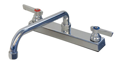 Advance Tabco K-128 8" Centers Deck Mounted Heavy Duty Faucet