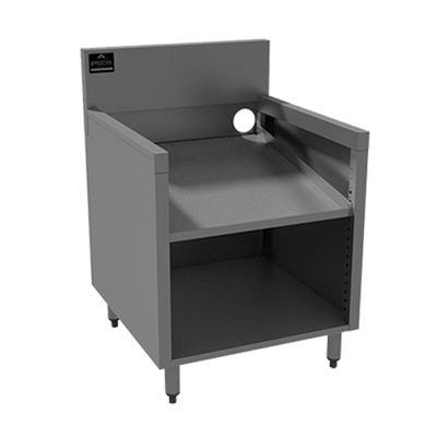 Advance Tabco PRSR-19-24 24" W x 25" D Stainless Steel Slanted Top Prestige Underbar Glass Rack Storage Unit