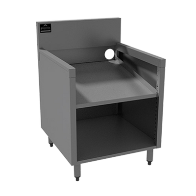 Advance Tabco PRSR-19-24 24" W x 25" D Stainless Steel Slanted Top Prestige Underbar Glass Rack Storage Unit