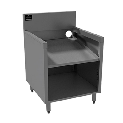 Advance Tabco PRSR-19-24 24" W x 25" D Stainless Steel Slanted Top Prestige Underbar Glass Rack Storage Unit