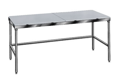 Advance Tabco TSPT-306 72" W x 30" D Stainless Steel Poly-Top Work Table