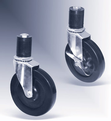 Advance Tabco TA-25A 5" Swivel Casters with Rubber Wheels
