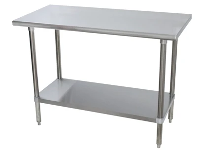 Advance Tabco MSLAG-304-X 48" W x 30" D 304 Stainless Steel 16 Gauge Stainless Steel Base Special Value Work