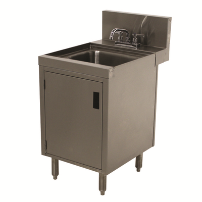 Advance Tabco PRHSC-24-18 18" W x 25" D Stainless Steel 1 Bowl Prestige Hand Sink