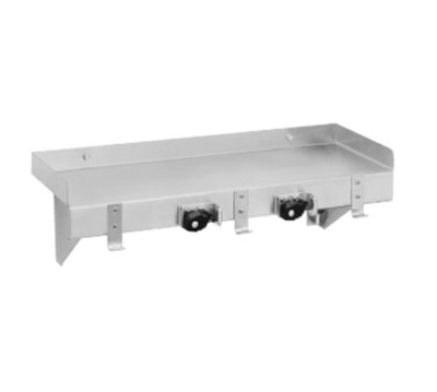 Advance Tabco K-246 36" W x 8" D Stainless Steel Wall-Mounted Utility Shelf