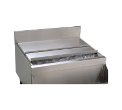 Advance Tabco SSC-36 34.75&quot; W x 16.25&quot; D Stainless Steel Underbar Basics Ice Bin Sliding Cover