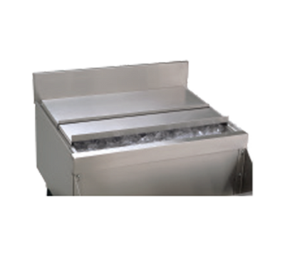 Advance Tabco SSC-36 34.75" W x 16.25" D Stainless Steel Underbar Basics Ice Bin Sliding Cover