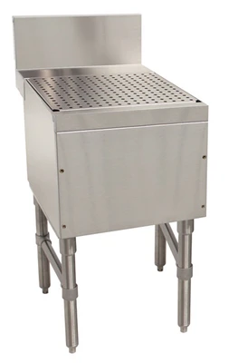 Advance Tabco PRD-24-36 36" W x 25" D Open Base 7" Splash Prestige Underbar Drainboard