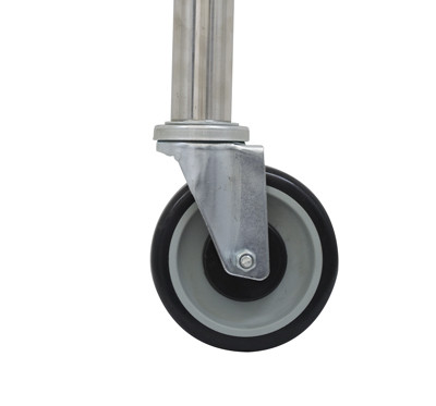 Advance Tabco TA-25G-4 5" Dia. Casters with Galvanized Legs for Standard Working Height of 35.5"