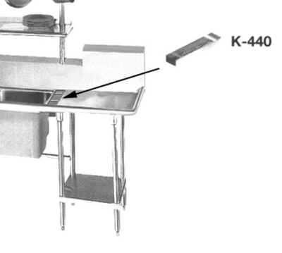 Advance Tabco K-440 Furnished Waste Trough