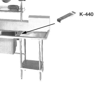 Advance Tabco K-440 Furnished Waste Trough