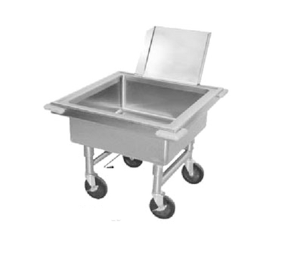 Advance Tabco 9-FSC-20 20" H x 24" W x 24" D Stainless Steel Portable Soak Sink