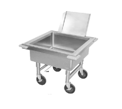 Advance Tabco 9-FSC-20 20" H x 24" W x 24" D Stainless Steel Portable Soak Sink