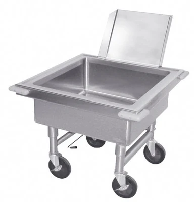 Advance Tabco 9-FSC-20 20" H x 24" W x 24" D Stainless Steel Portable Soak Sink