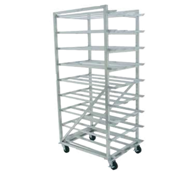 Advance Tabco CR10-162M 162 Cans Size #10 or 216 Cans Size #5 Aluminum Mobile Can Rack