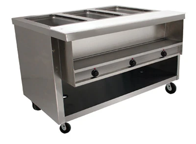 Advance Tabco HDSW-4-240-BS 62.44" W Stainless Steel Electric Heavy Duty Sealed Well Hot Food Table
