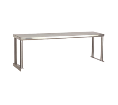 Advance Tabco STOS-5 77.75" W x 12" D 18 Gauge Stainless Steel Single Food Table Overshelf