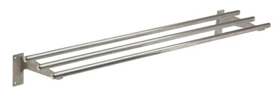 Advance Tabco TTR-6 3-Bar Stainless Steel Stationary Tray Slide for 6 Well Hot &amp; Cold Food Units