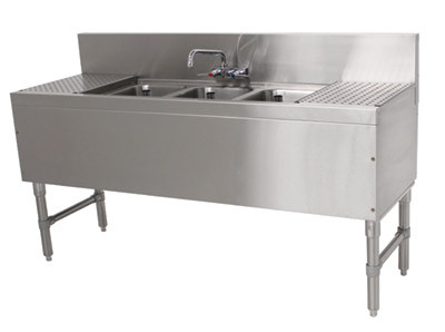 Advance Tabco SU-79 Stainless Steel 18 Gauge Extra Drainboard