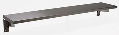 Advance Tabco TTS-4D Stainless Steel Solid Drop Down Tray Slide for 4 Well Hot &amp; Cold Food Units