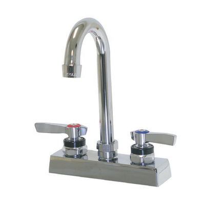 Advance Tabco K-62 4&quot; Centers Deck Mounted Extra Heavy Duty Faucet
