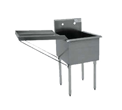 Advance Tabco N-5-48 Stainless Steel 18 Gauge Drainboard