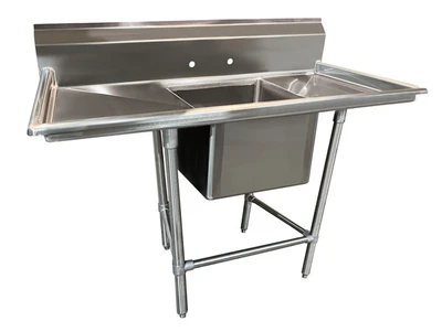 Advance Tabco 94-21-20-24RL 70" W 14 Gauge Stainless Steel Regaline Sink