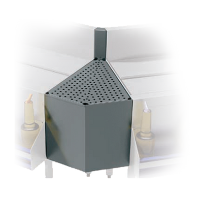 Advance Tabco PRF-20-45OC 20" W 45⁰ Stainless Steel Inside Corner Prestige Corner Filler